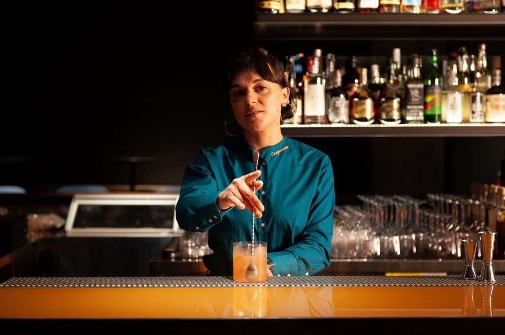 Il cocktail Spirito Felix di Marianna Di Leo, bar manager di Cinquanta – Spirito Italiano Marianna Di Leo photo by Vittorio Marino 2
