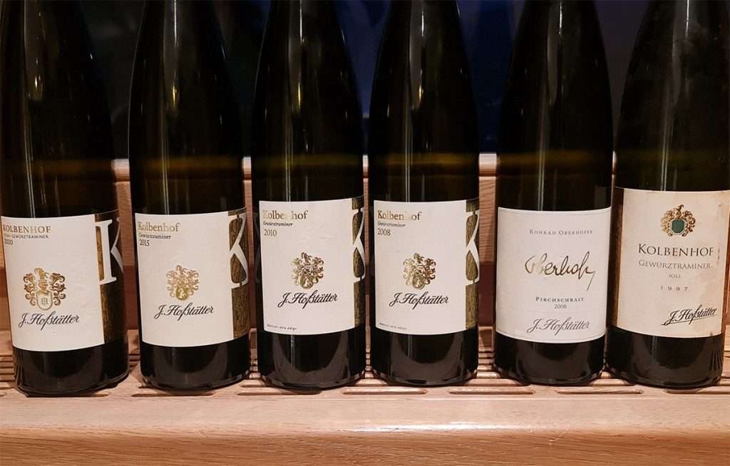 Speciale Alto Adige: la piacevolezza del Gewürztraminer, verticale di Kolbenhof di J. Hofstätter Verticale Gewurztraminer Vigna Kolbenhof ok luigi salvo per vinup
