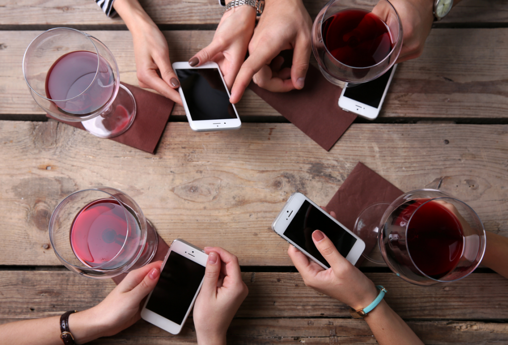 social media e vino