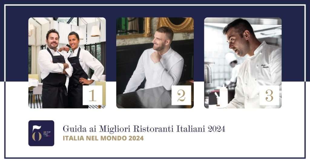 Gran Galà della Cucina Italiana di 50 Top Italy: svelati i migliori ristoranti nel mondo per il 2024 50 TOP ITALY RISTOR