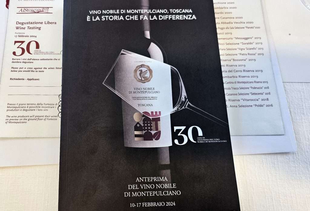 Anteprima Vino Nobile di Montepulciano: annata 2021 valutata 4 stelle e mezzo 20240217 113043