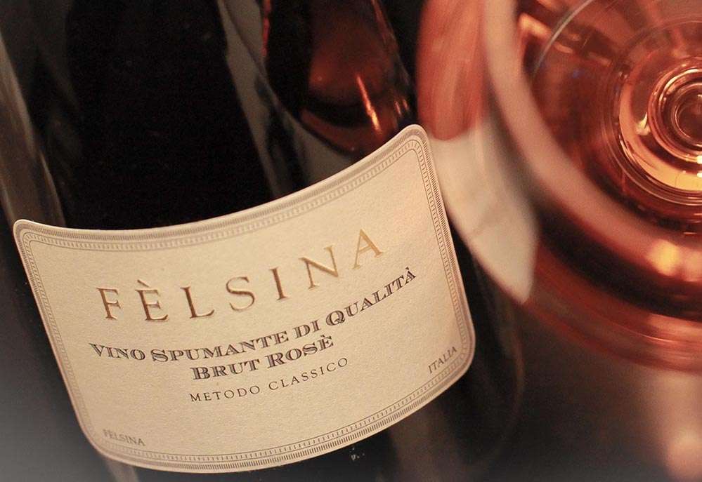 Dal Metodo Classico Brut al Chianti Gran Selezione, due vini di Fèlsina da scoprire rose metodo classico felsina