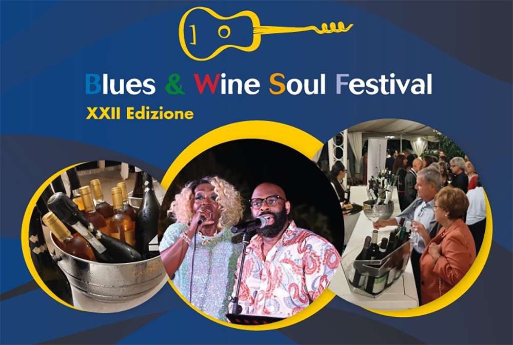 La XXII Edizione il Blues & Wine Soul Festival dal 30 luglio 2024 Blues Wine Soul Festival 24 estivo