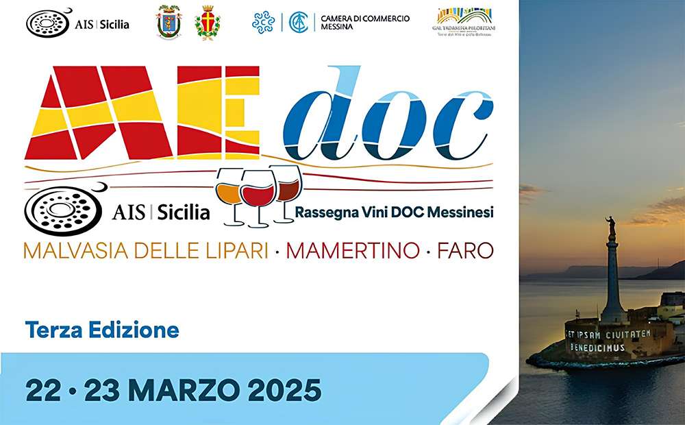 MEdoc terza edizione, alla scoperta dei migliori vini DOC Faro, Mamertino e Malvasia delle Lipari MEdoc 2025
